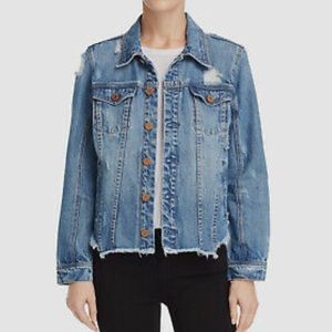 BlANKNYC Distressed Denim Jacket in Rise Above